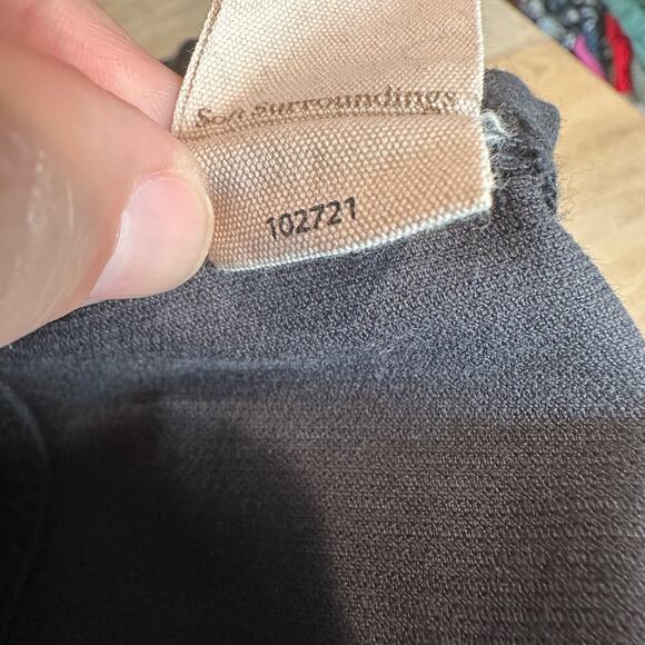 Soft Surroundings Corduroy Pull On Flare Pants Black XL Petite - Picture 4 of 9